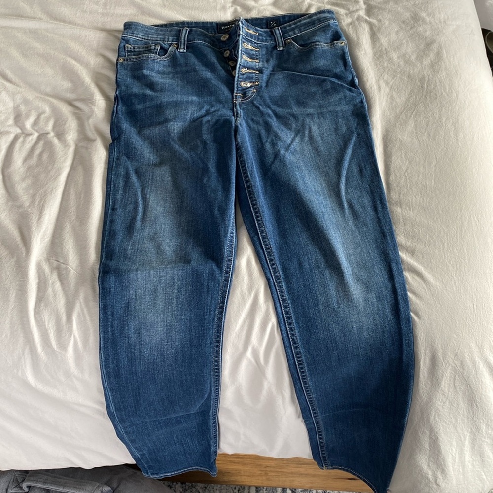 Lucky Brand Jeans with multiple buttons